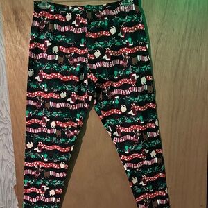 NOBO Kids Pajama Bottoms - Festive Green and Red